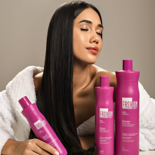 Shampoo multifunção da linha Cronograma Capilar Fashion Gold ganha novas versões e se adapta a todas as rotinas de cuidados