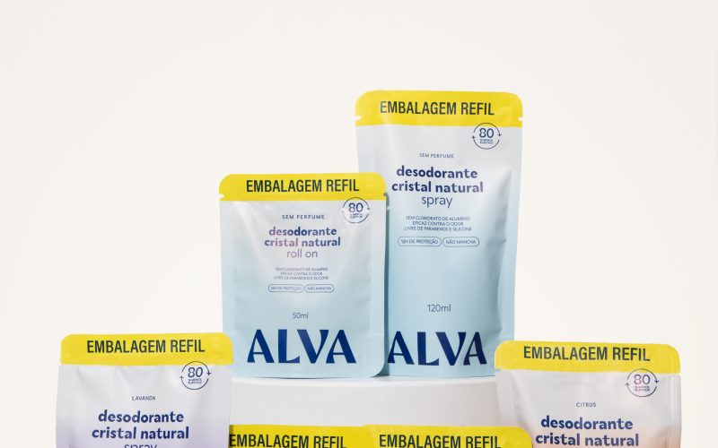 Alva lança linha de desodorantes em refil como resposta ao consumo consciente