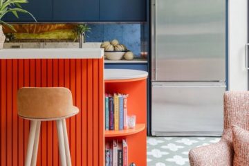 7 projetos de cozinha com paletas de cores inusitadas